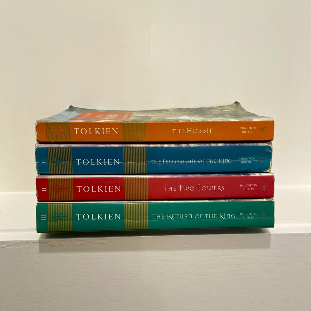 Lord of the Rings Trilogy + The Hobbit Book Set